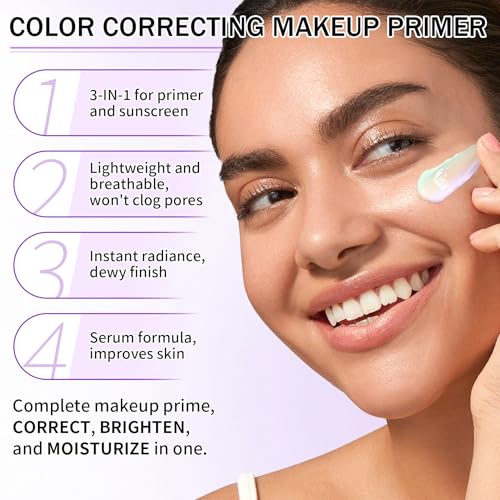 3-in-1 Color Correcting Primer with SPF 50 & Moisturizer