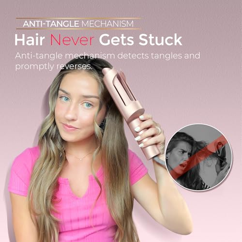 TYMO CurlPro Plus 1" Automatic Curling Iron for Long Hair