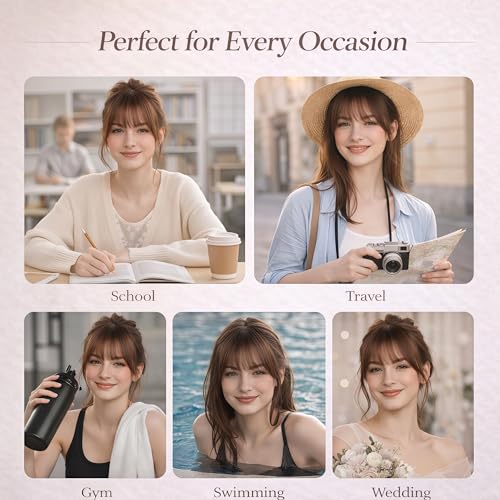 Clip-in Bangs Human Hair French Fringe Ash Blonde