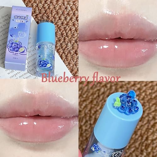 Baorder 4-Piece Moisturizing Fruit Lip Oil Gloss Set