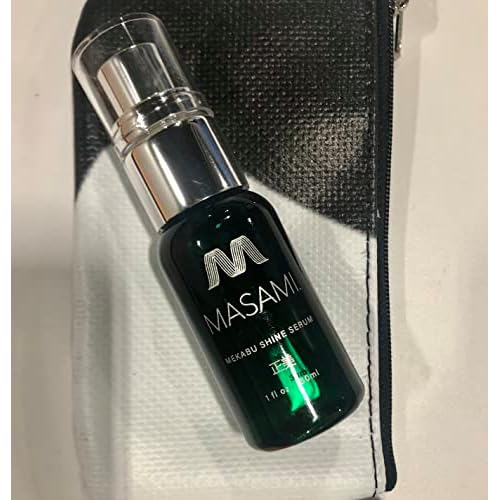 MASAMI Mekabu Hydrating Shine Serum Travel Size: Sulfate-Free, Paraben-Free, Vegan