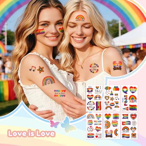 Janolia Pride Face Paint Sticks - Rainbow Makeup Kit for LGBTQ+ Events