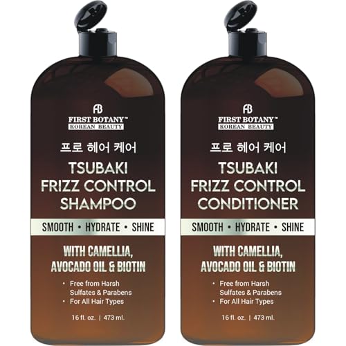 Korean Frizz Control Shampoo & Conditioner Set - 16 fl oz