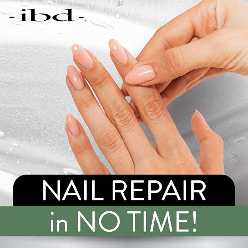 IBD 5 Second Brush-On Nail Glue Gel Resin, Nail Repair - 6g (3 Pack)
