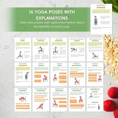 Chair Yoga for Seniors Over 60 - 30-Day Challenge Book