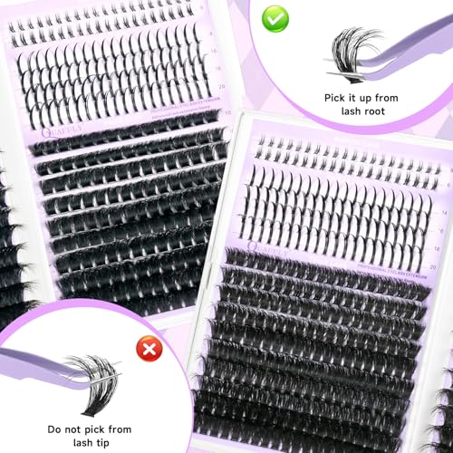 DIY Lash Extension Kit with Spike Clusters & Lower Lashes