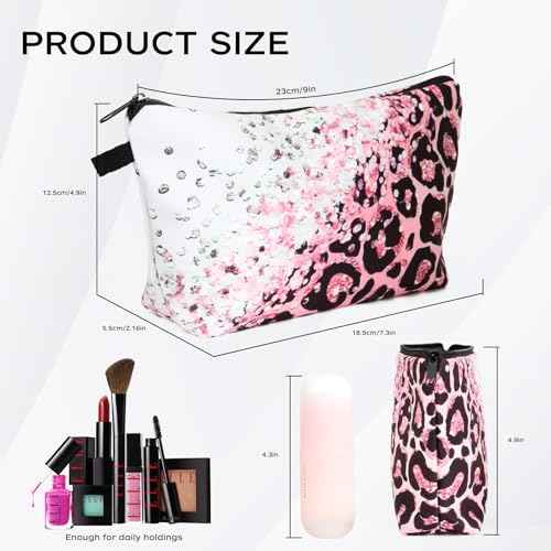Small Makeup Bag, Mini Makeup Pouch, Cute Cosmetic Bag for Women, Toiletry Bags, Make Up Brush Skincare Organizer, Pouches for Travel Accessories