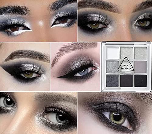 9 Colors Smoky Eyeshadow Palette - Waterproof & Long-lasting