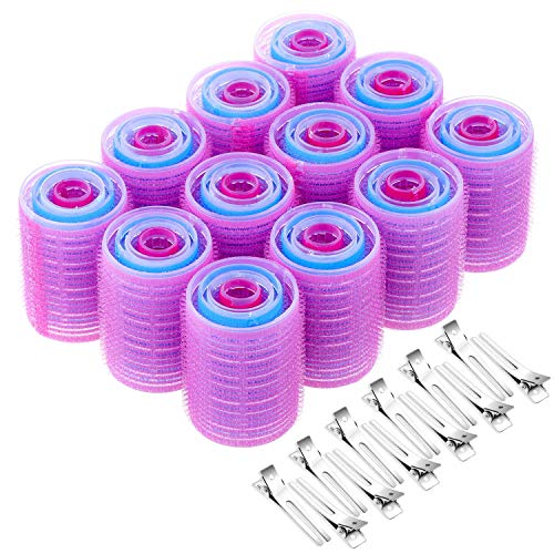 Anezus Self-Grip Hair Rollers Set - 48 Rollers & 12 Clips