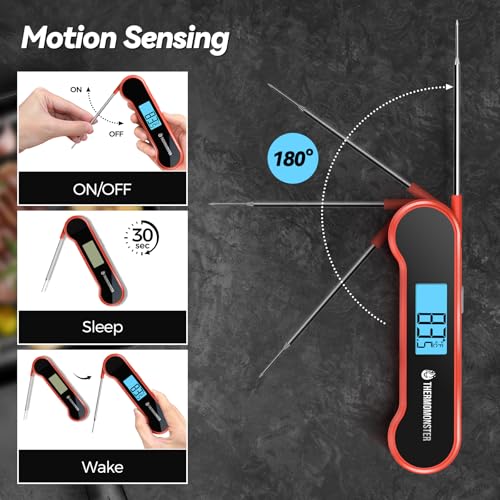 ThermoMonster Instant Read Meat Thermometer - 0.5 Sec Digital