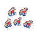 Mom Heart Temporary Tattoos - 10 Pack