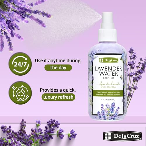 De La Cruz Lavender Body Mist Spray - 8 fl oz