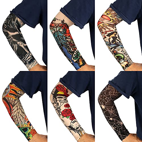 Temporary Tattoo Sleeves for Men & Women, 12-Piece Set