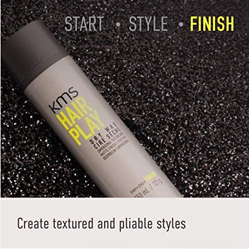 KMS HAIRPLAY Flexible Hold Texturizing Dry Wax Finishing Hairspray, 4.1 Oz