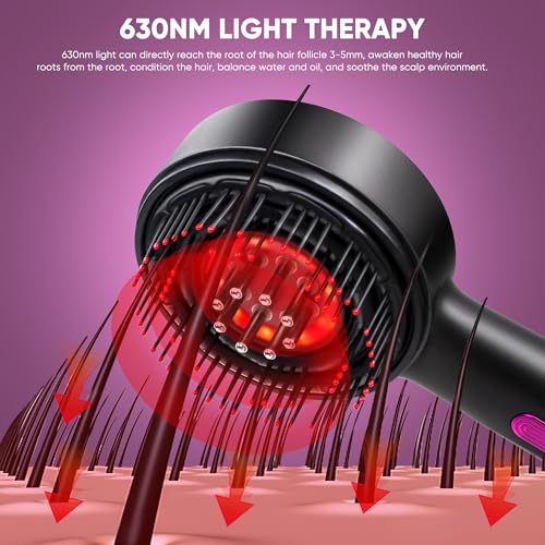 Rechargeable 3-in-1 Scalp Massager & Hair Growth Oil Applicator MPADQ