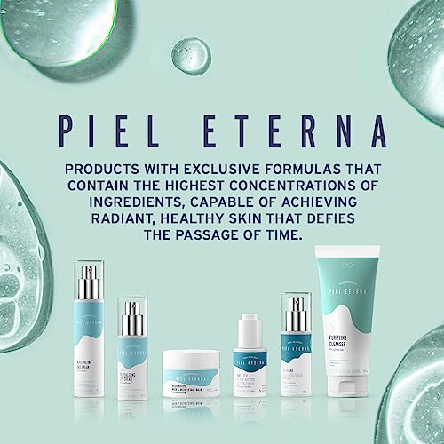 Santo Remedio, Piel Eterna, Moisturizing Face Cream, Hydrates Skin, Daily Moisturizer, Day and Night Cream, Contains Hyaluronic Acid, Vitamin E, Niacinamide, For All Skin Types, 1.7 Fl. Oz. / 50 ml