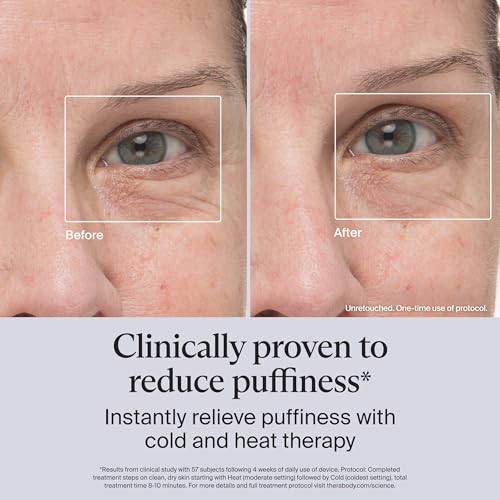 TheraFace Depuffing Wand – Cold & Heat Facial Massager
