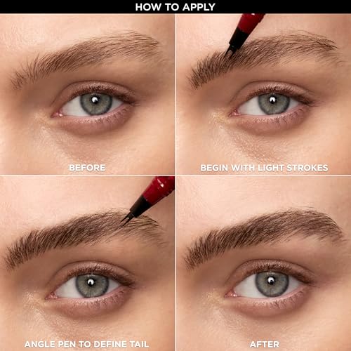 L'Oreal Paris Faux Brow Hair-Like Filling Eyebrow Pen Auburn 0.04 Fl Oz
