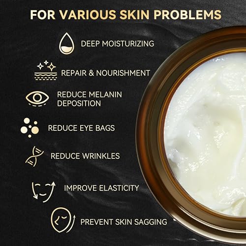 Men's Beef Tallow for Skin, Whipped Grass-Fed Beef Tallow Face Cream, Tallow Balm with Anti-Aging Retinol & Hyaluronic Acid, Mens Skin Care Face Moisturizer, Reduces Wrinkles Lines, Sandalwood, 3.5 OZ