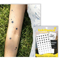 InkDance Semi-Permanent Star Tattoos, Waterproof Plant-Based Ink