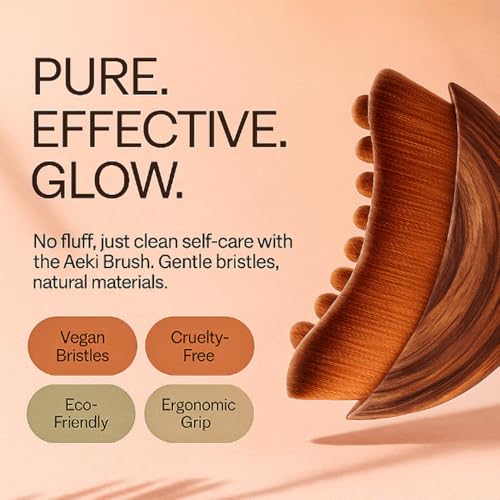 Aeki Lymphatic Contour Face Brush - Reduce Puffiness & Sculpt