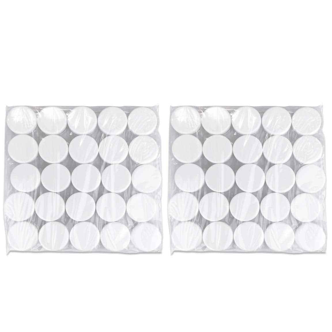 (Quantity: 200 Pieces) Beauticom 5G/5ML Round Clear Jars with White Lids for Lotion, Creams, Toners, Lip Balms, Makeup Samples