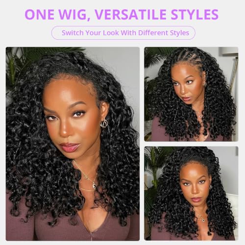 Tinashe Burmese Curly Half Wig 22" - Glueless Human Hair