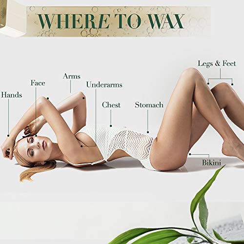 Clean + Easy Sensitive Roll On Wax ? Small Wax Refill Cartridges for Delicate & Sensitive Skin, Hair Removal for Face, Brows & Bikini, 3 Pack
