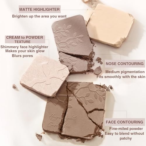 4-Color Highlight & Contour Palette - Lilyloria Sculpting Powder