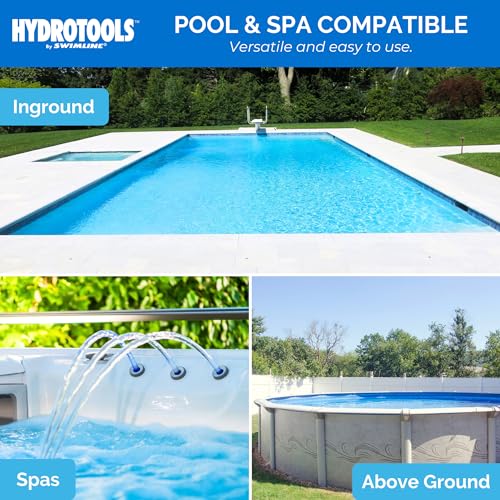 SWIMLINE HYDROTOOLS 87273 Flamingo Large Capacity Pool & Spa Chemical Dispenser | Compatible With Bromine & Chlorine Supports 1-3’’ Tablets | Adjustable For Customizable Flow Rate | Cost Effective