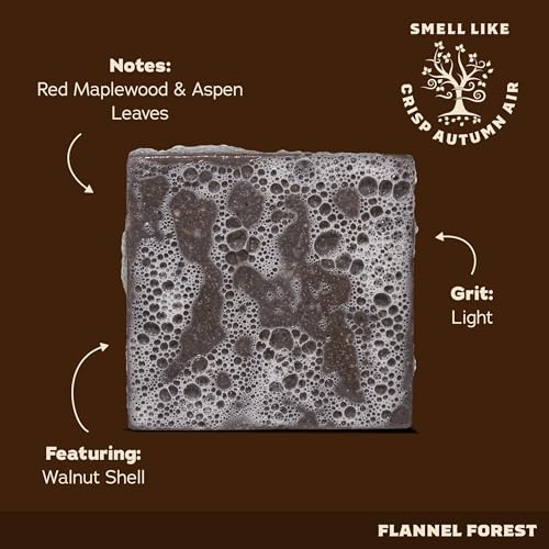Dr. Squatch Fall Collection - Natural 3 Soap Gift Set - Cold Process Soap with No Harsh Chemicals - Drunk'n Pumpkin, Spiked Cider, Flannel Forest (3 Pack)