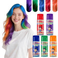 5-Color Temporary Hair Spray Set - Washable & Non-Toxic