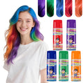 5PC Temporary Hair Color Spray Set - Bold Washable Colors for Festivals & Parties