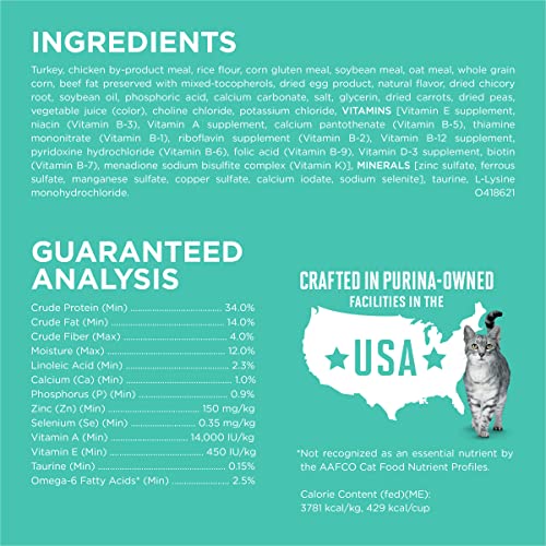 Purina ONE Sensitive Stomach, Sensitive Skin, Natural Dry Cat Food, +Plus Sensitive Skin and Stomach Formula - 3.5 lb. Bag