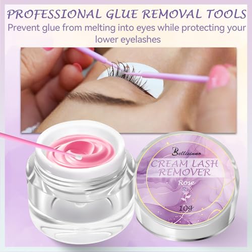 Bellisinno Eyelash Extension Remover Gel, Fast 1-3 Min, Non-Irritating, 10g