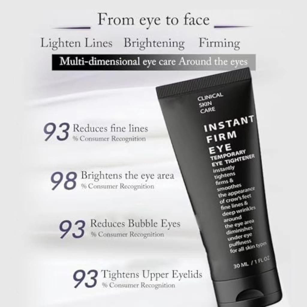 Generic Instant Firm Eye Cream, Temporary Eye Tightener, Instant Under Eye Tightener, Instant Firm Eye Tightener Eye Bag Cream-1Pcs