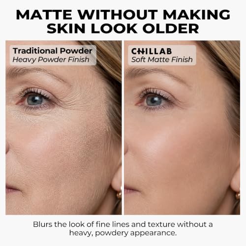 Chillab Lavender Matte Setting Powder 0.35 oz – Translucent Gel Finish