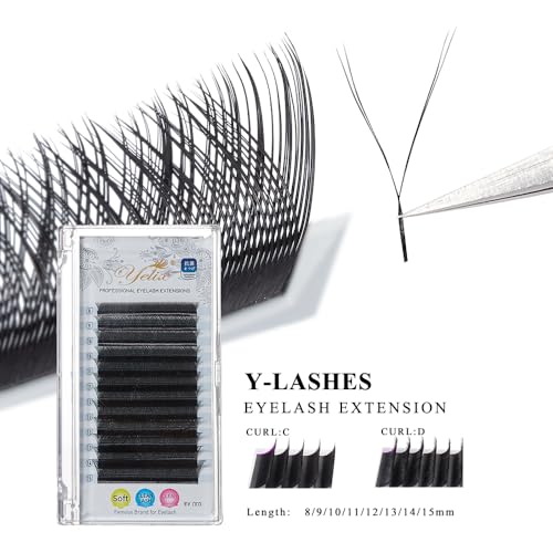 YELIX Classic YY Lash Extensions B/C/CC/D Curl 8-15mm Mixed