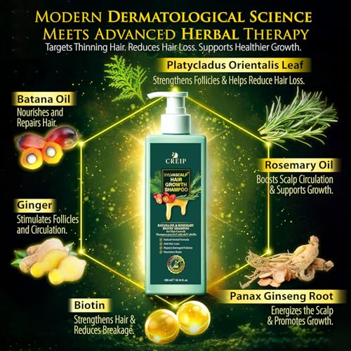 Rosemary & Batana Oil Hair Growth Shampoo for Men & Women