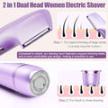 Women Electric Bikini Trimmer & Shaver 2-in-1 Waterproof Rechargeable