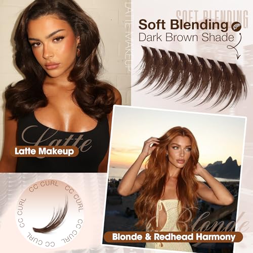 Brown Lash Clusters – Wispy Fluffy Lash Extensions 10-16MM 270PCS