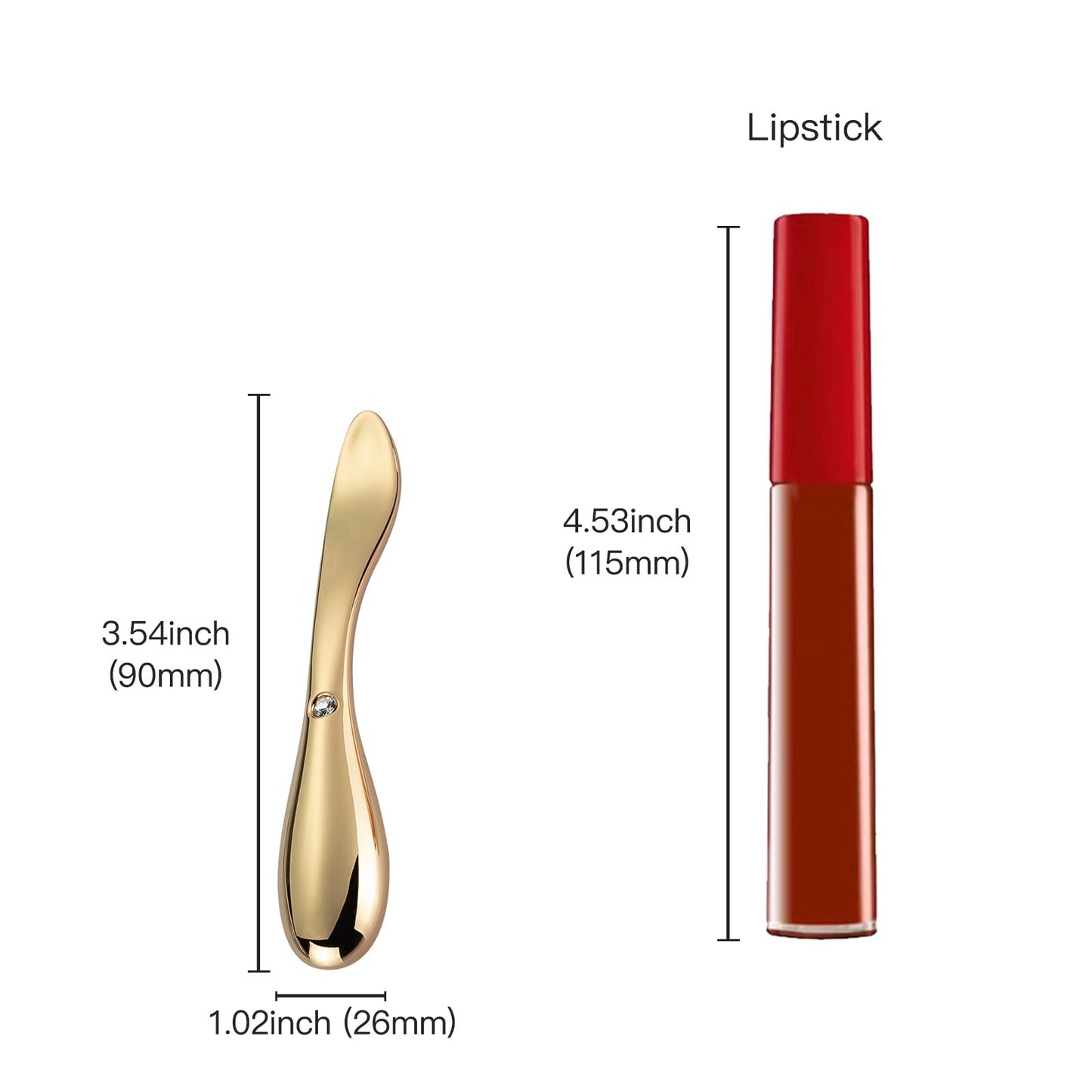 Tekson Faical Roller Massager and 3PCS Eye Roller Cream, 3D Metal Face Massage Tool for Reduce Puffines