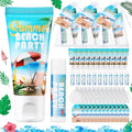 12 Sets Christmas Party Supplies Bulk Spf 30 Travel Size Mini Sunscreen and Sunscreen Lip Balms for Summer Party Thank You Gifts Supplies(Beach)