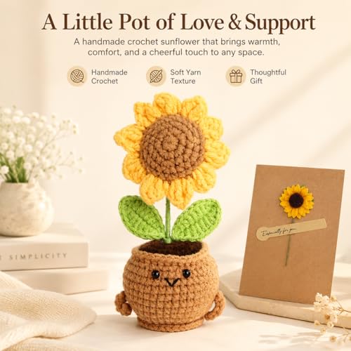 Sunflower Care Package Gift Set for Women – 8-Piece Comfort Basket
