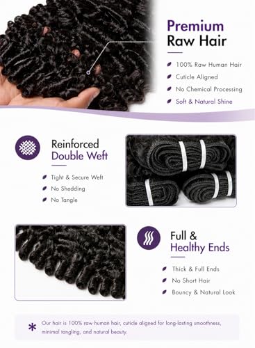 Burmese Curly Human Hair Bundles 3C4A Spiral 20-24 Inch