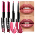 LANGMANNI 2 Pack 2-in-1 Lip Liner & Gloss Set - Rose Pink & Fuchsia, Variation #11