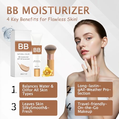 BB Blur Tinted Moisturizer SPF 30 with Brush