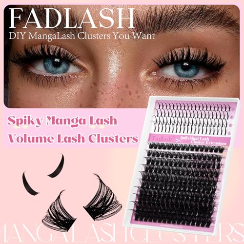 Lash Clusters 100D Eyelash Extensions - 10-20mm D Curl & Spikes
