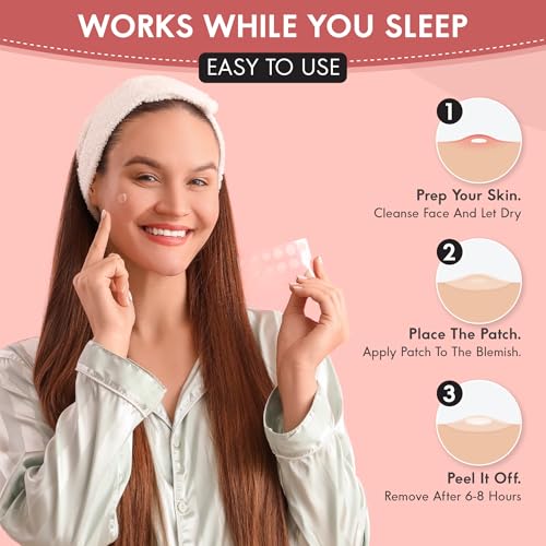 Zovira Original Hydrocolloid Spot Patches (36 Count) ? Blemish Patches with Niacinamide, Tea Tree & Neem Oil ? Acne Spot Treatment for Face, Day & Night Use
