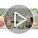 KEYWING 8oz Clear Glass Candle Jars with Metal Lids (30-Pack)